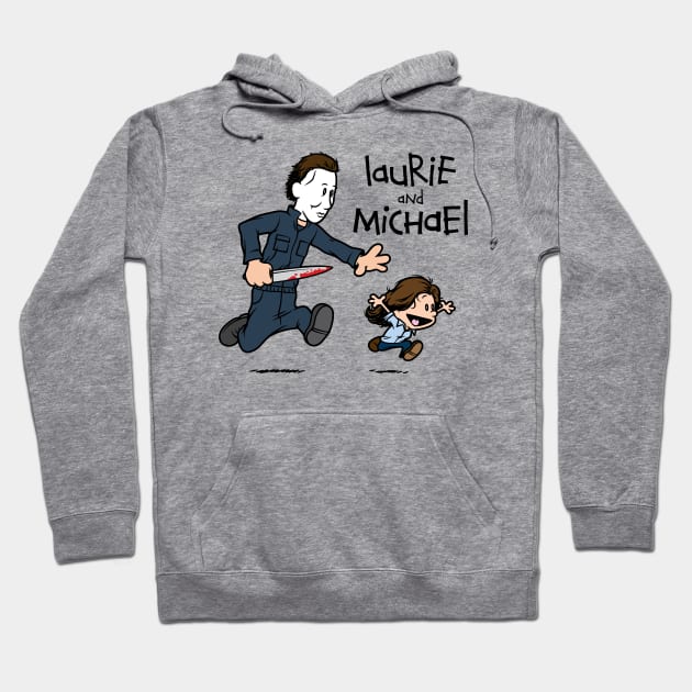 Laurie and Michael Hoodie by mikehandyart